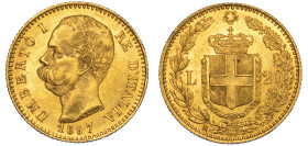 REGNO D'ITALIA. UMBERTO I DI SAVOIA, 1878-1900. 20 Lire 1897.