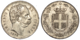 REGNO D'ITALIA. UMBERTO I DI SAVOIA, 1878-1900. 5 Lire 1878.