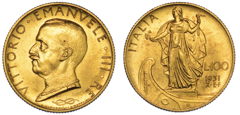 REGNO D'ITALIA. VITTORIO EMANUELE III DI SAVOIA, 1900-1946.

100 Lire 1931/A. ...