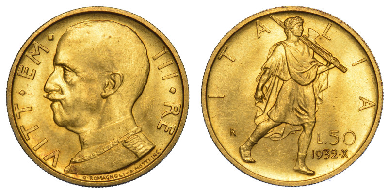 REGNO D’ITALIA. VITTORIO EMANUELE III DI SAVOIA, 1900-1946.

50 lire 1932/A. X...