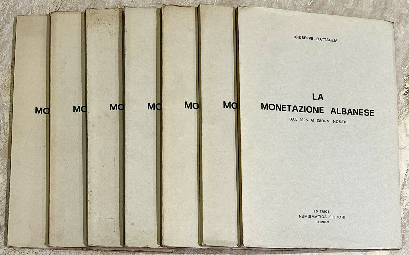 Lotto di n. 7 copie di: BATTAGLIA G.

La Monetazione Albanese dal 1925 ai Gior...