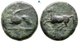 Sicily. Kainon. Dionysios II 367-357 BC. Bronze Æ