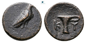 Aiolis. Kyme circa 350-320 BC. Bronze Æ