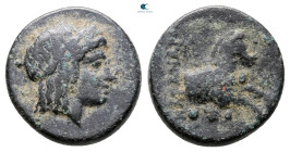 Ionia. Kolophon circa 360-330 BC. Bronze Æ