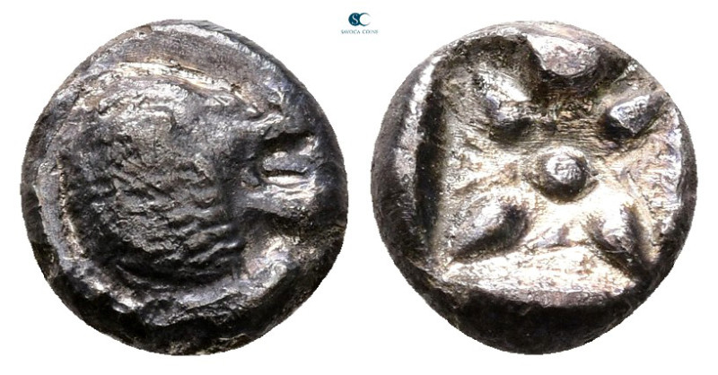 Ionia. Miletos circa 525-475 BC. 
Diobol AR

9 mm, 1,06 g



Good Fine