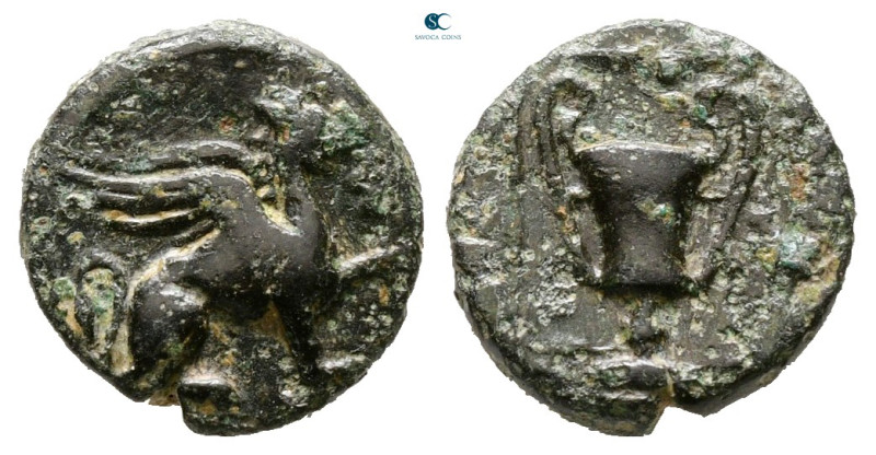 Ionia. Teos circa 370-340 BC. 
Bronze Æ

12 mm, 1,64 g



Nearly Very Fin...