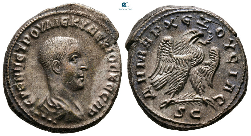 Seleucis and Pieria. Antioch. Herennius Etruscus, as Caesar AD 249-251. 
Billon...