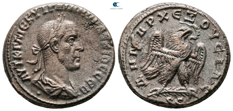 Seleucis and Pieria. Antioch. Trajan Decius AD 249-251. 
Billon-Tetradrachm

...