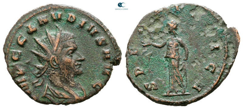 Claudius II (Gothicus) AD 268-270. Rome
Antoninianus Æ

22 mm, 2,88 g



...