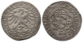 Germany. Nürnberg AD 1465-1467. 1/2 Schilling AR