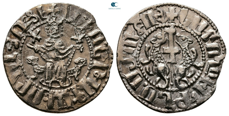 Cilician Armenia. Sis. Levon I AD 1198-1219. 
Tram AR

22 mm, 2,78 g



G...