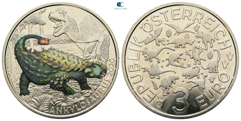 Austria. AD 2020. Dinosaurier
3 Euro 2020

34,0 mm, 16,00 g



Uncirculat...