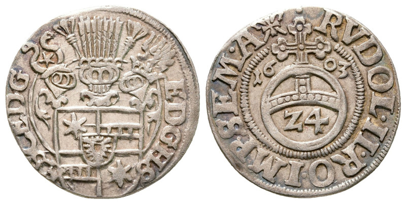 Germany. Schleswig-Holstein-Schauenburg. Adolf XIII AD 1576-1601. 
1/24 Thaler ...