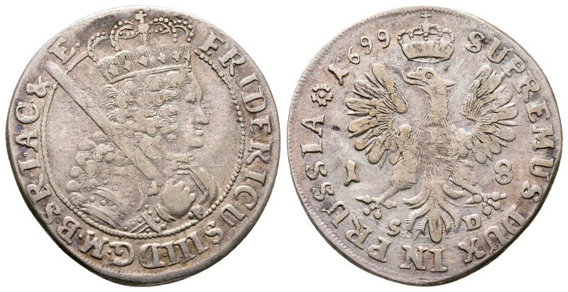 Germany. Brandenburg-Preußen, Königsberg. Friedrich III of Hohenzollern AD 1688-...