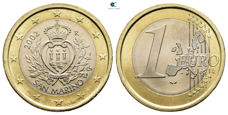 San Marino. AD 2002. 
1 Euro 2002

23,25 mm, 7,50 g



Uncirculated