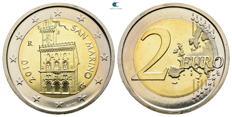 San Marino. AD 2010. 
2 Euro 2010

25,75 mm, 8,50 g



Uncirculated