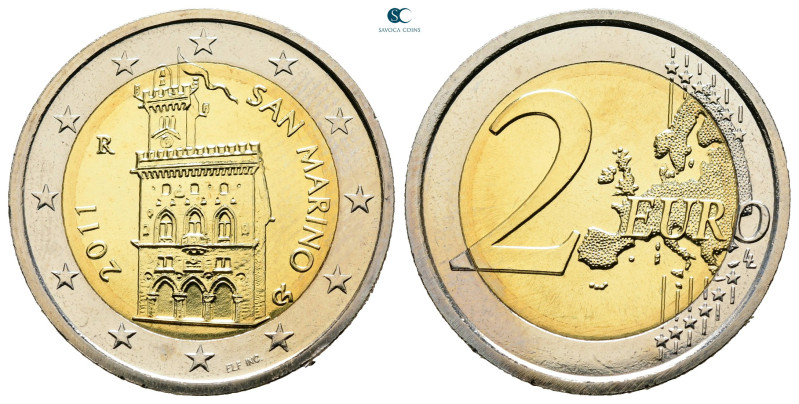 San Marino. AD 2011. 
2 Euro 2011

25,75 mm, 8,50 g



Uncirculated