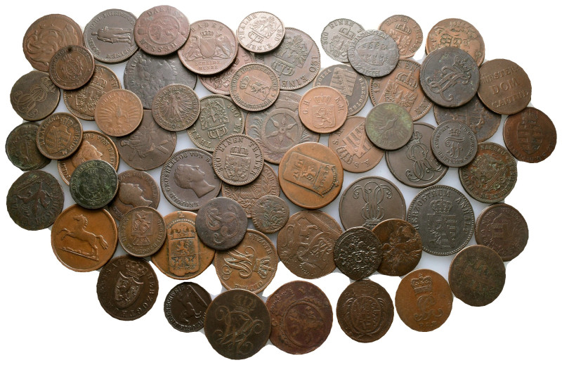 Germany, lot of 65 copper coins / SOLD AS SEEN, NO RETURN!

Good Very Fine