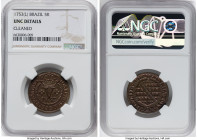 José I 5 Reis 1753-(L) UNC Details (Cleaned) NGC, Lisbon mint, KM173.1, Bentes-244.02. Low Crown variety. From the Sant'Anna Collection HID09801242017...