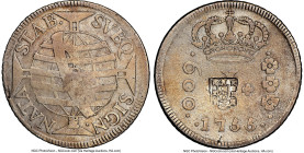João Prince Regent Counterstamped 640 Reis ND (1809) VF Details (Cleaned) NGC, Rio de Janeiro mint, KM299, LMB-282. Host: Brazil Jose I 600 Reis 1755-...