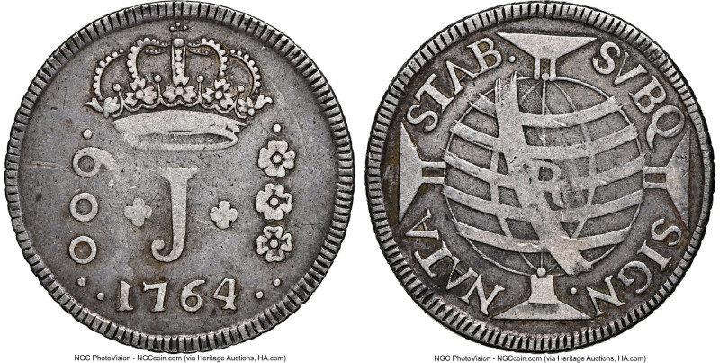 José I 600 Reis 1764-R VF30 NGC, Rio de Janeiro mint, KM187, LMB-278. From the S...