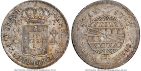 João Prince Regent 320 Reis 1817-R MS62 NGC, Rio de Janeiro mint, KM255.1, LMB-411. An especially attractive example of the type approaching a Choice ...