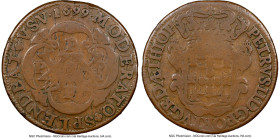 Portuguese Colony. Pedro II 20 Reis 1699 VG10 Brown NGC, KM1. HID09801242017 © 2024 Heritage Auctions | All Rights Reserved