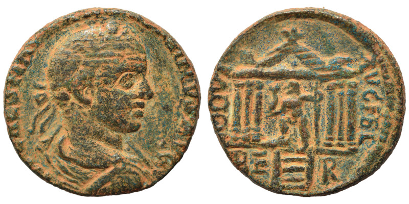 PHOENICIA. Berytus. Elagabalus, 218-222. Ae (bronze, 11.53 g, 23 mm). Laureate, ...