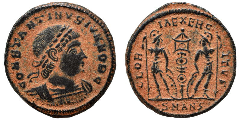 Constantine II, as Caesar, 316-337. Follis (bronze, 1.90 g, 16 mm), Antioch. CON...