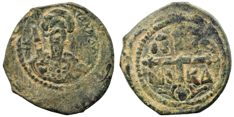 CRUSADERS. Principality of Antioch. Tancred, regent, 1101-1112. Follis (bronze, ...