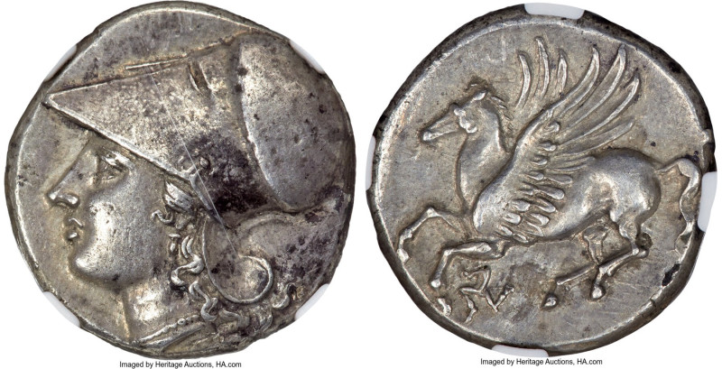 SICILY. Syracuse. Agathocles (317-289 BC). AR stater (19mm, 6.77 gm, 10h). NGC A...