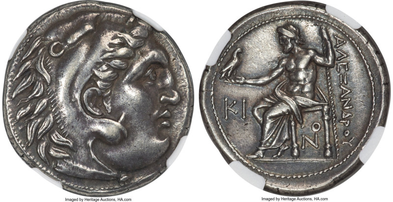 MACEDONIAN KINGDOM. Alexander III the Great (336-323 BC). AR tetradrachm (27mm, ...