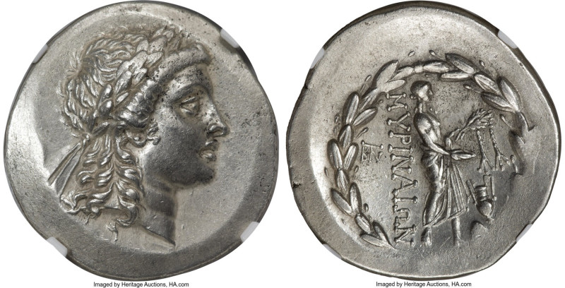 AEOLIS. Myrina. Ca. mid-2nd century BC. AR tetradrachm (32mm, 16.45 gm, 12h). NG...