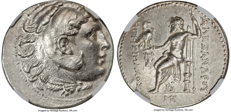 IONIA. Colophon. Ca. 215-180 BC. AR tetradrachm (31mm, 16.95 gm, 1h). NGC AU 5/5...