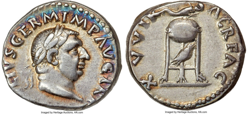 Vitellius (late April-20 December AD 69). AR denarius (18mm, 3.12 gm, 5h). Choic...