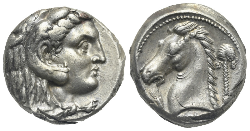 SICILY. Entella ? Siculo-Punic issue, circa 300-289 BC. Tetradrachm (Silver, 23....