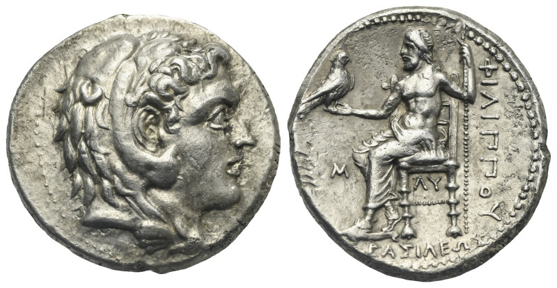 KINGS OF MACEDON. Philip III Arrhidaios, 323-317 BC. Tetradrachm (Silver, 25.17 ...