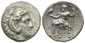 KINGS OF MACEDON. Antigonos I Monophtalmos as Strategos of Asia, 320-306/5 BC. Tetradrachm (Silver, 25.97 mm, 16.67 g). Early posthumous issue, Babylo...