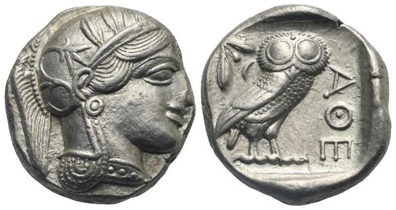 ATTICA. Athens. Circa 454-404 BC. Tetradrachm (Silver, 22.84 mm, 17.18 g). Head ...
