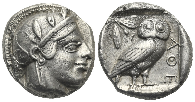 ATTICA. Athens. Circa 454-404 BC. Tetradrachm (Silver, 22.65 mm, 17.06 g). Head ...