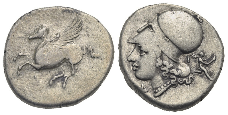 CORINTHIA. Corinth. Circa 345-307 BC. Stater (Silver, 20.55 mm, 8.53 g). Pegasos...