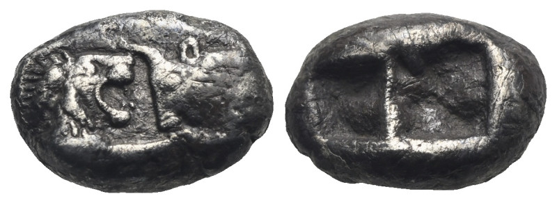 LYDIA. Kroisos and Persian Rulers, circa 561-546 BC. 1/3 Stater (Silver, 14.33 m...