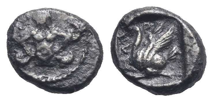 CILICIA. Mallos. Circa 425-385 BC. Obol (Silver, 9.85 mm, 0.91 g). Half-length b...