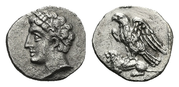 CILICIA. Uncertain mint. Circa 4th century BC. Obol (Silver, 12.02 mm, 0.87 g). ...