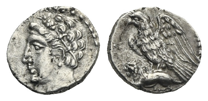 CILICIA. Uncertain mint. Circa 400-300 BC. Obol (Silver, 10.80 mm, 0.74 g). Yout...