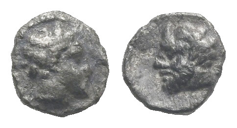 CILICIA. Uncertain mint. Circa 380 BC. Tetartemorion (Silver, 4.99 mm, 0.12 g). ...