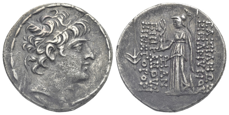 SELEUKID KINGS. Seleukos VI Epiphanes Nikator, circa 96-94 BC. Tetradrachm (Silv...