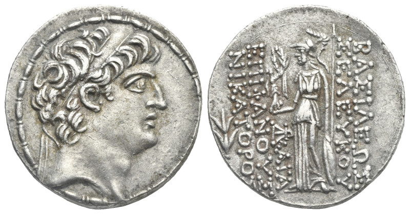 SELEUKID KINGS. Seleukos VI Epiphanes Nikator, circa 96-94 BC. Tetradrachm (Silv...