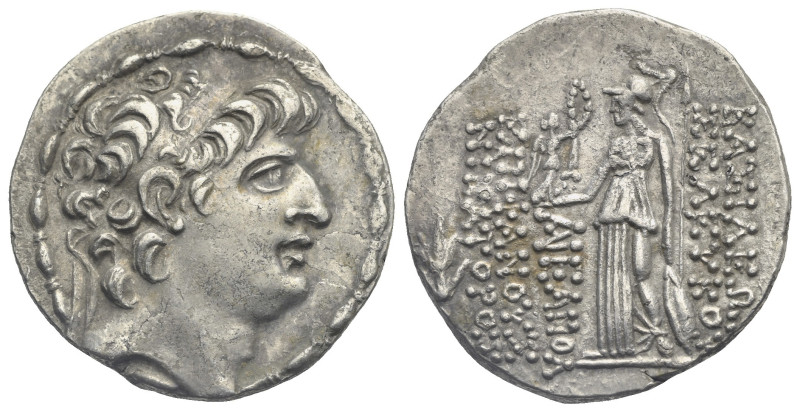 SELEUKID KINGS. Seleukos VI Epiphanes Nikator, circa 96-94 BC. Tetradrachm (Silv...