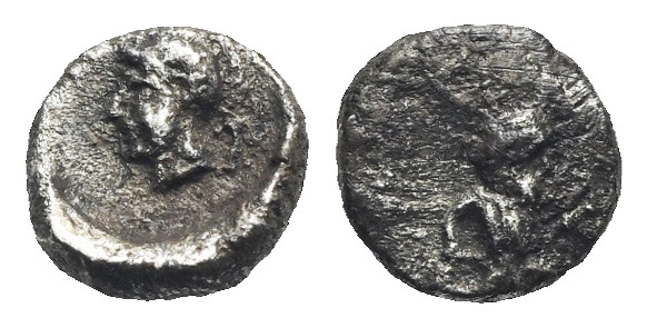 CILICIA. Uncertain. 4th century BC. Hemiobol (Silver, 7.07 mm, 0.38 g). Persian ...